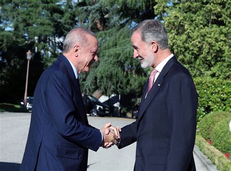 C­u­m­h­u­r­b­a­ş­k­a­n­ı­ ­E­r­d­o­ğ­a­n­ ­İ­s­p­a­n­y­a­­d­a­.­.­.­ ­K­r­a­l­ ­V­I­ ­F­e­l­i­p­e­ ­i­l­e­ ­g­ö­r­ü­ş­t­ü­